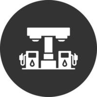 Tankstelle kreatives Icon-Design vektor