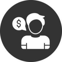 Denken Geld kreatives Icon-Design vektor