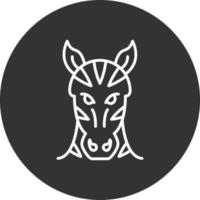 Zebra kreatives Icon-Design vektor