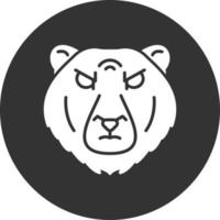 Eisbär kreatives Icon-Design vektor