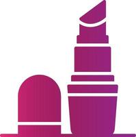 Lippenstift kreatives Icon-Design vektor