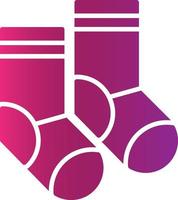 Socken kreatives Icon-Design vektor