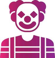 Clown kreatives Icon-Design vektor