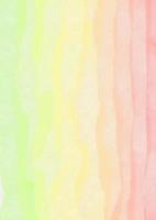 schöner Regenbogen-Aquarell-Hintergrund. Farbverlaufsmalerei auf Leinwand vektor