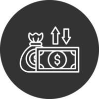 Cashflow kreatives Icon-Design vektor