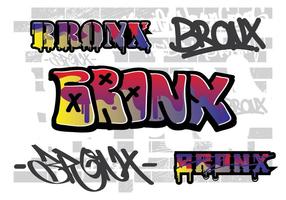 Bronx Wall Street Kunst vektor