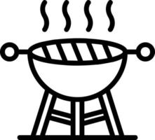 Grill-Vektor-Icon-Design vektor