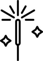 sparkler vektor ikon design