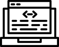 Meta-Beschreibungsvektor-Icon-Design vektor