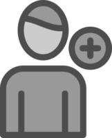 patient vektor ikon design