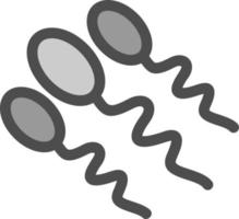 sperma vektor ikon design