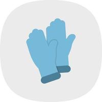 medizinische Handschuhe Vektor-Icon-Design vektor