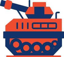 Tank kreatives Icon-Design vektor