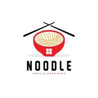 nudel logotyp, Ramen vektor, kinesisk mat, snabb mat restaurang varumärke design, produkt varumärke, Kafé, företag logotyp vektor