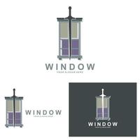 Home-Fenster-Logo, Home-Icon-Design vektor
