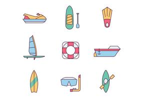 Wassersport Icons