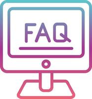 FAQ-Vektorsymbol vektor