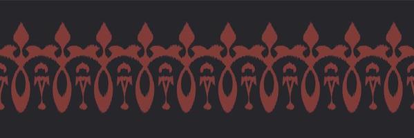 ikat grenze tribal afrika nahtloses muster. ethnische geometrische batik ikkat digitaler vektor textildesign für drucke stoff saree mughal pinsel symbol schwaden textur kurti kurtis kurtas