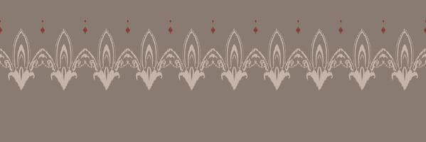 etnisk ikat rand batik textil- sömlös mönster digital vektor design för skriva ut saree kurti borneo tyg gräns borsta symboler färgrutor designer