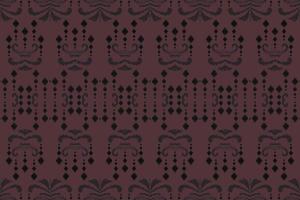 ethnischer ikat-rahmen batik textil nahtloses muster digitales vektordesign für druck saree kurti borneo stoff rand pinsel symbole muster stilvoll vektor