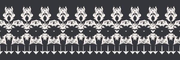 ikat floral tribal Chevron nahtloses Muster. ethnische geometrische ikkat batik digitaler vektor textildesign für drucke stoff saree mughal pinsel symbol schwaden textur kurti kurtis kurtas