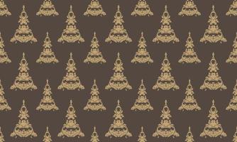 damast- fleur de lis vektor sömlös mönster bakgrund tapet fleur de lis mönster scandinavian digital textur design för skriva ut tryckbar tyg saree gräns.