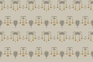 ikkat oder ikat blumen batik textil nahtloses muster digitales vektordesign für druck saree kurti borneo stoff rand pinsel symbole muster baumwolle vektor