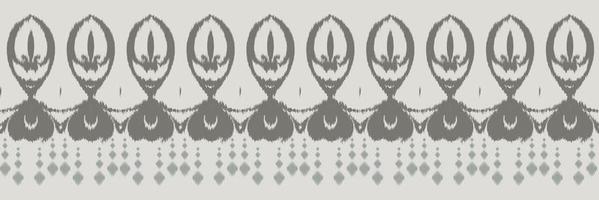 Ethno-Ikat-Dreieck Batik Textil Musterdesign digitales Vektordesign für Print Saree Kurti Borneo Stoffrand Pinselsymbole Musterdesigner vektor