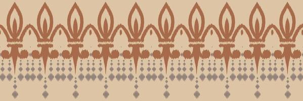 Stammes- abstraktes nahtloses Muster des Ikat-Stoffes. ethnische geometrische batik ikkat digitaler vektor textildesign für drucke stoff saree mughal pinsel symbol schwaden textur kurti kurtis kurtas