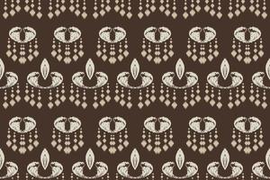ikkat oder ikat stoff batik textil nahtloses muster digitales vektordesign für druck saree kurti borneo stoff grenze pinsel symbole muster baumwolle vektor