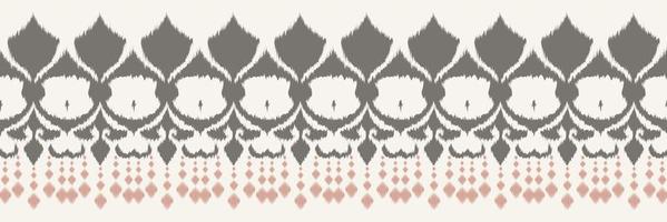 ikat-grenze stammes-aztekisches nahtloses muster. ethnische geometrische ikkat batik digitaler vektor textildesign für drucke stoff saree mughal pinsel symbol schwaden textur kurti kurtis kurtas