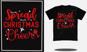 Weihnachts-T-Shirt-Design oder Weihnachtsvektor und Weihnachtstypografie-T-Shirt-Design vektor