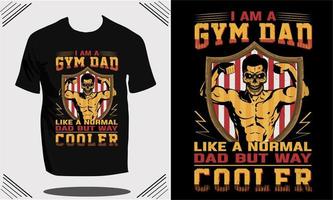 Fitness-T-Shirt-Design oder Vektor