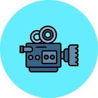 Videokamera kreatives Icon-Design vektor