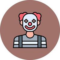 clown kreativ ikon design vektor