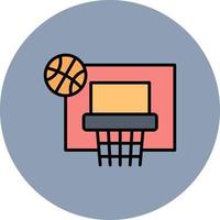 Basketball kreatives Icon-Design vektor