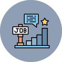 Job kreatives Icon-Design vektor