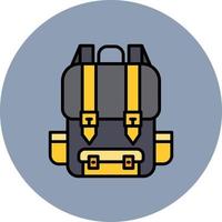 Rucksack kreatives Icon-Design vektor