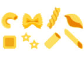 Set von Macaroni Icons vektor