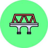 Brücke kreatives Icon-Design vektor