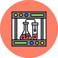 Chemie kreatives Icon-Design vektor