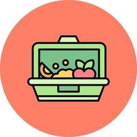 Lunchbox kreatives Icon-Design vektor