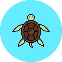 Schildkröte kreatives Icon-Design vektor