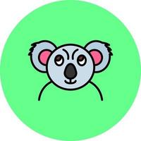 koala kreativ ikon design vektor
