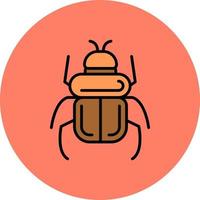 Käfer kreatives Icon-Design vektor
