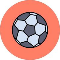 Fußball kreatives Icon-Design vektor