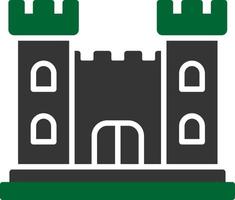 Schloss kreatives Icon-Design vektor