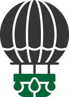 Heißluftballon kreatives Icon-Design vektor