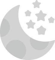 Mond kreatives Icon-Design vektor