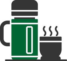 Thermos kreatives Icon-Design vektor